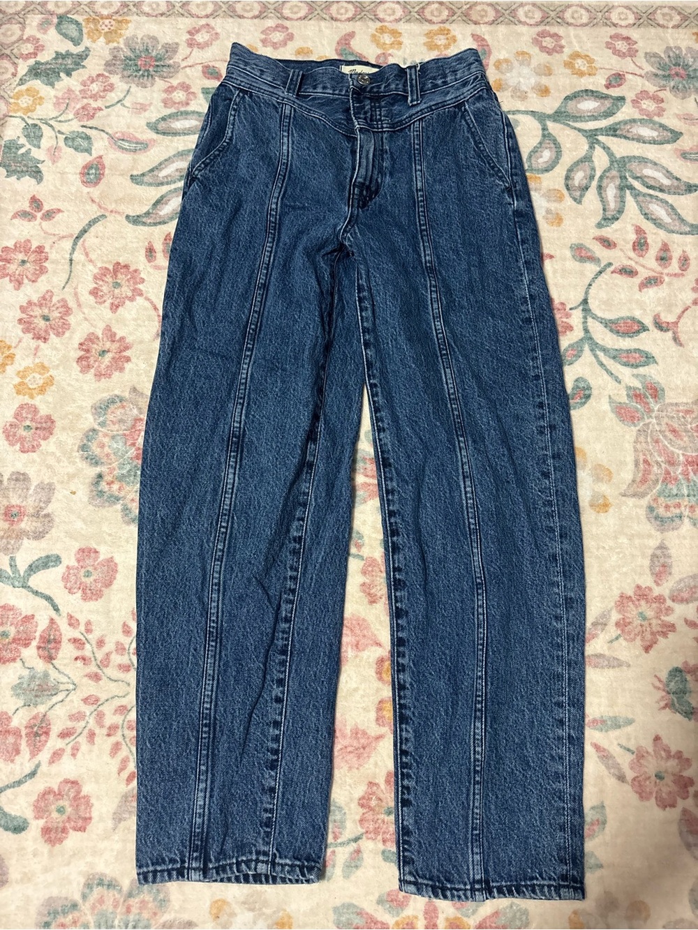 Madewell Balloon Jeans with Center Seams